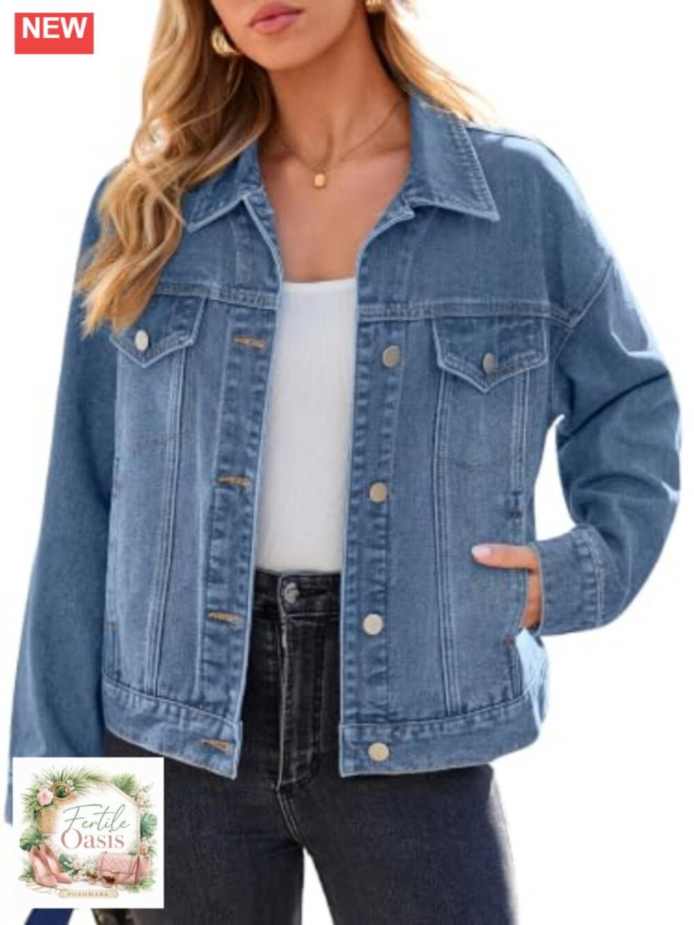 Glamaker Womens Cropped Denim Jacket Western Y2K Concert Outfit